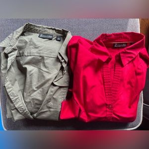 2 button up shirts
